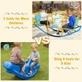 thumbnail image 5 of Gymax Kids Teeter Totter Outdoor Teeter Totter Gift for Children Boys Girl, 5 of 10