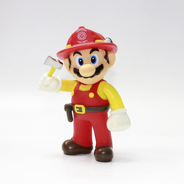 Marionetas coleccionables de Super Mario Bros para niños Yoshi Luigi Bowser Butter Matkey Kong Wario Modelo Juguetes Decoración de escritorio Regalos de Navidad zhangmengya LED
