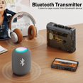 thumbnail image 2 of Reproductor portátil de casetes Bluetooth Veravoxes negro, 2 of 7