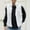 White, variant on Mens Faux Fur Vest, Winter Warm Short Coat Fluffy Shaggy Sleeveless Jacket Fashion Casual Fuzzy Outerwear Black M