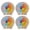 Style1:4pack, variant on 4pack Feelings Wheel Tabletop Decor Wooden Single Sided Mental Health Mood Chart with Stand for Consulting Therapists Social Workers