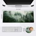 thumbnail image 5 of Extended Large Mouse Pad, Functional Desk Pad with Stitched Edges, XXL Mouse Pad Large (31.5x11.8 Inch) w/ Brilliant Design, Desk Mat Keyboard Pad Non Slip Base Gaming Mousepad - Forests, 5 of 6