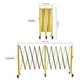 thumbnail image 2 of 11.5ft Portable Barricade Driveway Security Barrier Double Side Expandable Fence Safety Barrier, 2 of 12