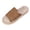 Brown, variant on Womens Soft Non Slip Open Toe Espadrille Slide Slippers Elegant Lace Upper Breathable Outdoor Summer Sandals