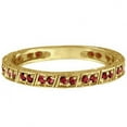 thumbnail image 3 of Ruby Stackable Ring Anniversary Band in 14k Yellow Gold (0.27ct), 3 of 3