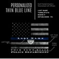 thumbnail image 6 of Thin Blue Line framed Police officer gift Art, 6 of 7