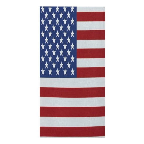 RKSupls American Flag Fabric Texture Microfiber Beach Towel Absorbent Compact Towels for Swimming Pool Beach Travel Things for Vacation Essentials Adult Gift,61.4×30.3Inch