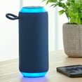 thumbnail image 2 of onn Medium Rugged Speaker with Bluetooth Wireless Technology and LED Lighting, Navy, 2 of 8
