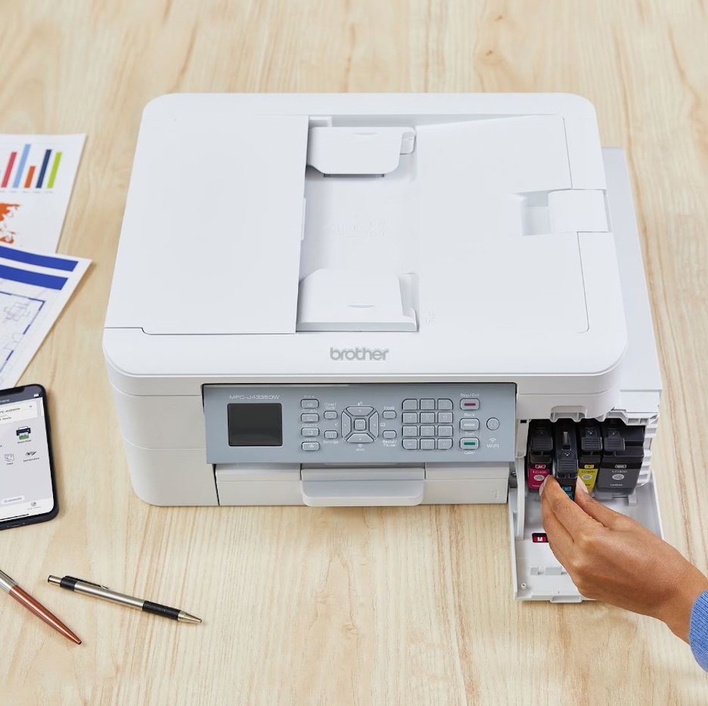 (OPEN BOX) BROTHER MFC-J4345DWXL – MULTIFUNCTION PRINTER – COLOR – INK-JET – A4/LEGAL (MEDIA) – UP TO 13 PPM (COPYING) – UP TO 20 PPM (PRINTING) – 150 SHEETS – 14.4 KBPS – USB 2.0, WI-FI(N)