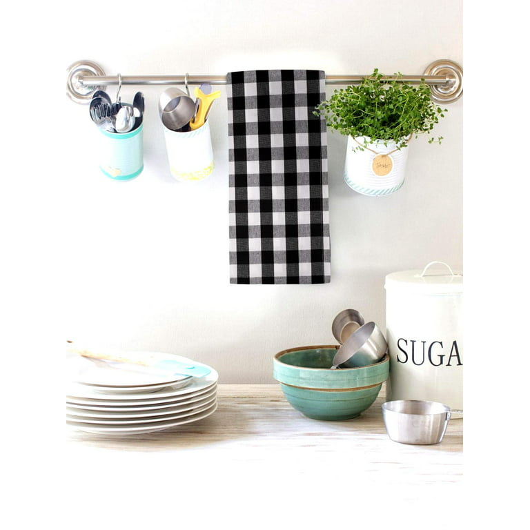 Urban Villa Set of 3 Kitchen Towels Highly Absorbent 100% Cotton