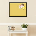 thumbnail image 3 of PinPix 28x22 Custom Cork Bulletin Board Honey Pastel Poster Board Has a Fabric Style Canvas Finish, Framed in Honey Pastel, by ArtToFrames (PinPix-1810), 3 of 5