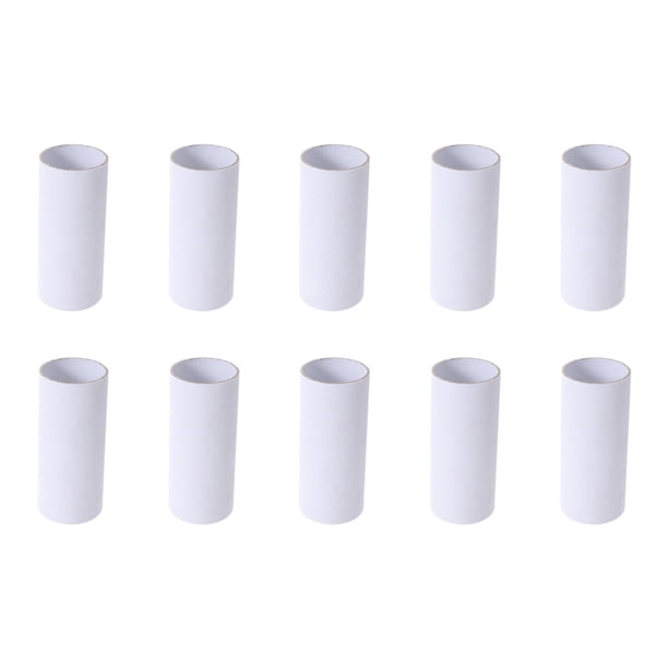 ColoMX 20 rollos de cartón para manualidades, creativos y divertidos (blancos)