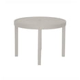 thumbnail image 1 of Mesa Desarmable Redonda De Plástico Con Textura Rattan Blanco cantera, 1 of 4