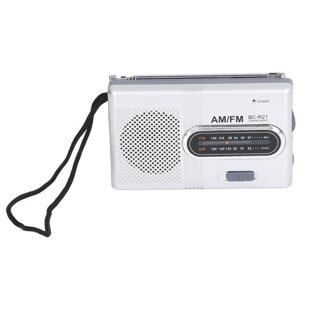 Radio AMFM, mini radio AM FM, mini radio de bolsillo, diseño fácil de ...