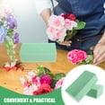 thumbnail image 2 of LOLIPPYY Set of 6 Green Floral Foam Blocks for Flower Arrangements, Craft Foam for and Decoration, 2 of 8