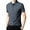 Navy, variant on Strip Shirts for Men Short Sleeve Button down Shirt Casual Formal Business Regular Fit Shirts with Pocket Navy M