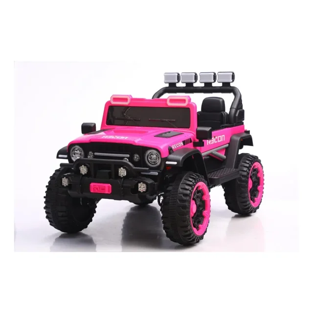 The Baby Shop Carro Montable Eléctrico Rosa C/ Karaoke Camioneta 4x4