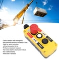 thumbnail image 4 of Crane Crane Hoist Controller Push Button Switch Water Resistant 2 Key IP68 Industrial Remote Control with Emergency Stop, 4 of 7