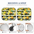 thumbnail image 7 of Uemuo Orange and Lemon Printed 2 PCS Car Windshield Sun Shade, Auto Sun Heat and UV Rays Blocker, Foldable Automotive Front Window Sunshade Protector, 7 of 7