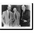 thumbnail image 2 of Historic Framed Print, [Arthur Spingarn, Hubert Humphrey, and Roy Wilkins, all standing, half lgth.], 17-7/8" x 21-7/8", 2 of 9