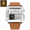 brown&white, variant on Digital & Analog Multifunction Men's Watches Rectangle Waterproof Luminous Day Week Male Watch
