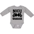 thumbnail image 3 of Inktastic Nicu Warrior Baby Boy Boys Long Sleeve Baby Bodysuit, 3 of 5