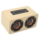 thumbnail image 4 of Altavoz Bluetooth De Madera Sintética, Micrófono Incorporado De Grano De Madera MDF Altavoz Bluetooth Retro 90Hz-20KHz Estéreo Para Teléfono Para Tableta, 4 of 8