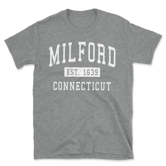 Milford Connecticut Classic Established Men's Cotton T-Shirt