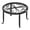 Black, variant on Metal Flower Pot Stand Heavy Duty Indoor Outdoor Planter Pot Holder Rust-proof Round Plants Stand Riser Low Stool Display Shelf