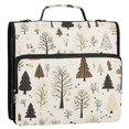 thumbnail image 5 of FORMRS Zipper Binder with Shoulder Strap 2-inch Ring 500 Sheet Capacity File Bag, Winter Forest, 5 of 5