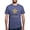 Heather Blue, variant on CafePress - U.S. Army® Black And Gold Log Men's Deluxe T Shirt - Mens Tri-blend T-Shirt