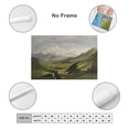 thumbnail image 4 of Soscooter Landscape Vintage Canvas Wall Art Classical Mountain Range Valley Prints Farmhouse Bathroom Office Decor,24x16 Inch, 4 of 8