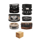 thumbnail image 1 of Pulsera Ajustable Vintage Cuero Brazalete Multicapa,kit 26pc Belug Café, 1 of 5
