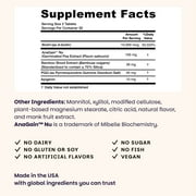 EZ Melts Hair Health Complete - Hair Supplement to Support Strength & Growth - Includes AnaGain Nu, Biotin, Apigenin, Bambo Silica & More - 1 Pack