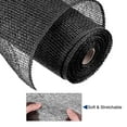 thumbnail image 3 of Unique Bargains PP Burlap Mesh 10' x 10 Yards Decorative Wrapping Ribbon, Black 1 Roll, 3 of 5