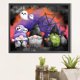 thumbnail image 2 of Pintura de diamante 5D DIY taladro redondo completo Kit de gnomo de terror decoración del hogar 50x40cm, 2 of 9
