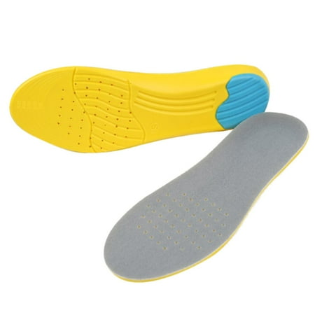 

CLEARANCE SALE Soft Breathable Insoles Flatfoot Sweat Absorbent Comfortable For Running PU Insole Shock Absorbing Decompression