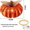 thumbnail image 4 of Halloween pumpkin Mason Jar Lid Family Lighting Mason Jar Kitchen Holiday Autumn Decorations, 4 of 4