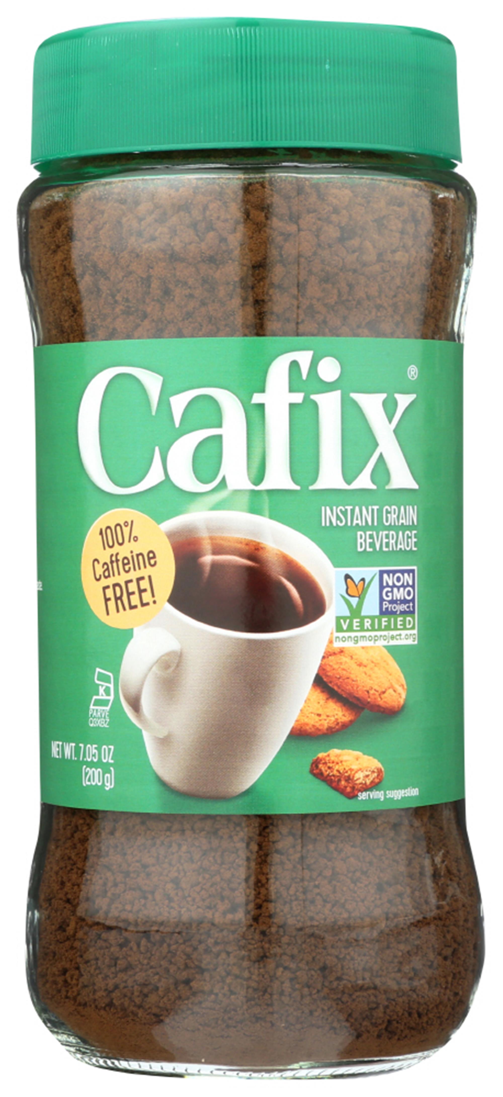 Cafix All Natural Instant Coffee Substitute Crystals, 7.05 Ounce