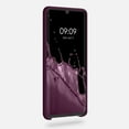 thumbnail image 2 of AIMTYD Étui en Silicone TPU Compatible avec Huawei P30 Pro - Étui Fine avec Finition Douce - Vert Forêt bordeaux violet, 2 of 7