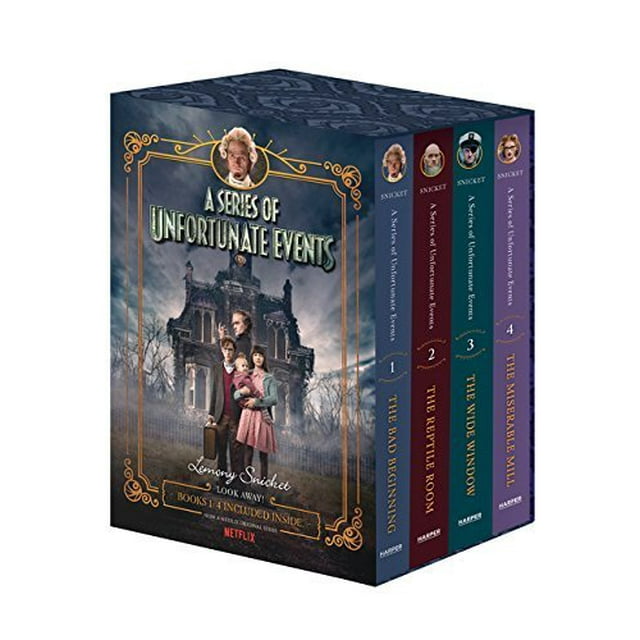 A Series of Unfortunate Events (The Bad Beginning/The Reptile Room/The Wide Window/The Miserable Mill)