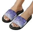 thumbnail image 5 of GZHJMY Stylish Slides for Women Men, Purple Mountain Soft Flexible Slip-on Sandals Slippers, 5 of 7