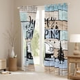 thumbnail image 3 of Homewish Camping Adventure Black Out Curtains,Camper Theme Curtains Pack of 2 (42x63 Each),Rustic Farmhouse Cabin Bedroom Curtains For Kids,Microfiber Bedroom Decor, 3 of 6