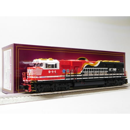 MTH PREMIER NORFOLK SOUTHERN FIRST RESPONDERS #911 SD60E DIESEL ENGINE PROTO 3 O GAUGE 20-21956-1