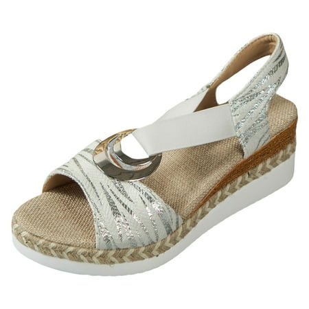 

Women S Sandals Thick Soled Rope Platform Soled Roman Casual Thick Soled Slippers