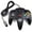 Black, variant on N64 Gaming Classic Controller, LUXMO Retro N64 Wired Gaming Gamepad Controller Joystick for N64 System Home Video Game Console（Black）