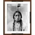 thumbnail image 5 of Art.com Sitting Bull (1834-1890) Photographic Print, Brown Frame Wall Art, 17" x 21", 5 of 5