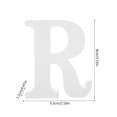 thumbnail image 3 of Craft Letters, Tyeign Wooden English Alphanumeric Ornaments Wooden Crafts Diy Letter Creativity 3.2 Inch Wooden Letter Wall Decoration Letter A Wooden Letter Cut Out Letters Letters, 3 of 4