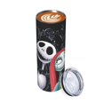 thumbnail image 3 of Vaso delgado de acero inoxidable de 20 oz con tapa y aislamiento de pesadilla antes de Navidad para café por sublimación, 3 of 7