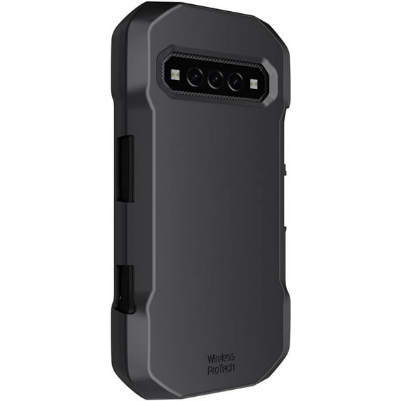 Wireless PROTECH Case Compatible with Kyocera DuraForce PRO 3 (E7200), Smooth Finish Case (Black)
